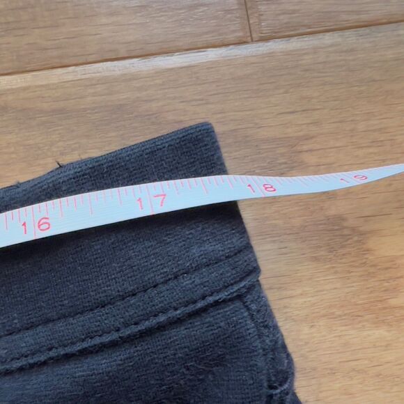 Isaac Mizrahi Live! Pants Women's Size 16 Black Ponte Knit Straight Leg - Picture 6 of 8